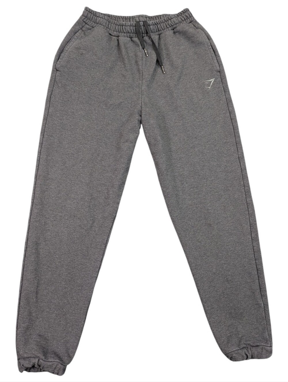Gym Shark Cosy Luxe Cuffed  Baggy Gray Joggers  Workout Sz Small Gym Athleisure